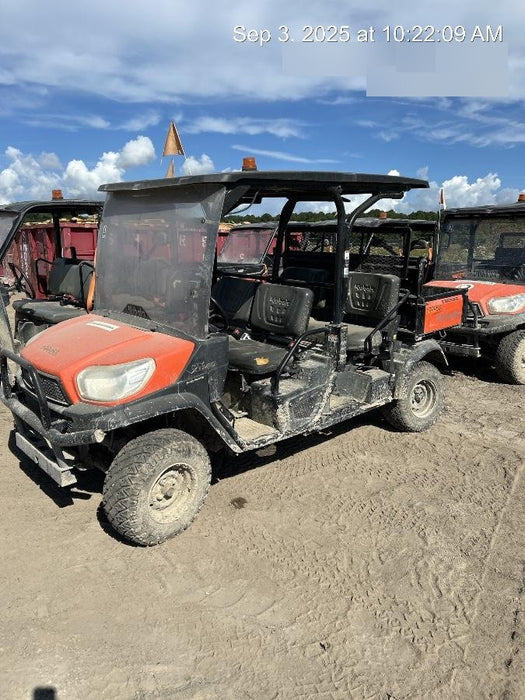 2022 Kubota RTV-X1140W-H Plastic Canopy, Windshield Acrylic Clear, LED Strobe Light, Wire Harness Kit, Back up Alarm