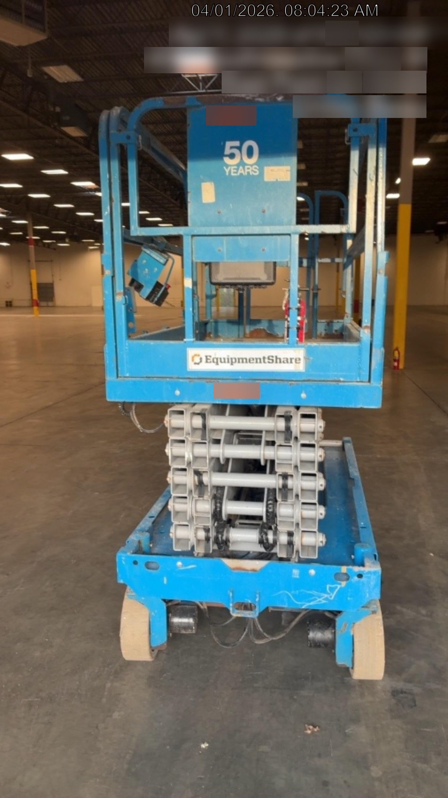2016 Genie GS-4047 Standard Rental Specs