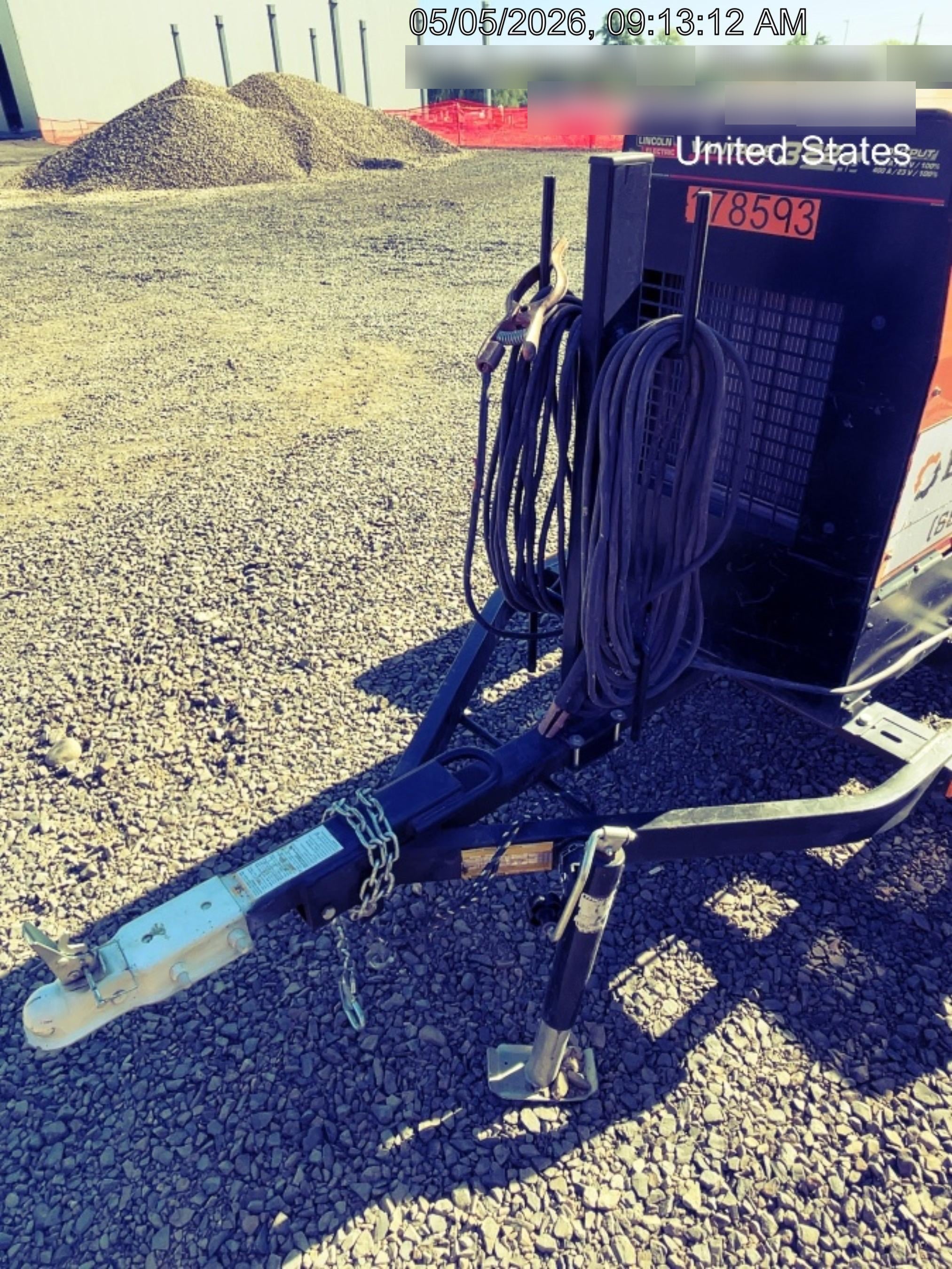2021 Lincoln Electric Vantage 322 Vantage 322 Ready Pak 3 w/ Decals, ORANGE (includes trailer, cable rack, fender light kit) NO Telematics