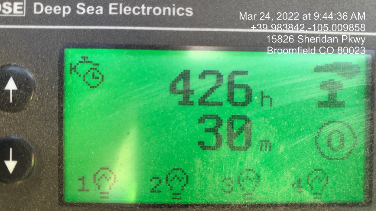 2021 Allmand NLV3GR (4) LED Light Fixture 350W, 23' Vertical Mast, 3kW Prime, Towable, Deep Sea L401, Leveling Jacks, Yanmar T4F 5.8hp