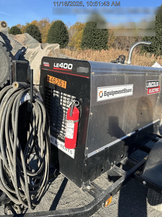2024 Lincoln Electric LE400 Kubota V1505, Trlr, Cable Rack, Light Kit, ES Decals, T3