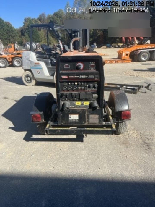 2021 Lincoln Electric Vantage 322 Vantage 322 Ready Pak 3 w/ Decals, ORANGE (includes trailer, cable rack, fender light kit) NO Telematics