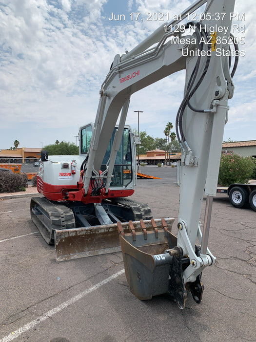 2020 Takeuchi TB290C Cab/Heat/Air, Rubber Tracks, Manual TAG QC