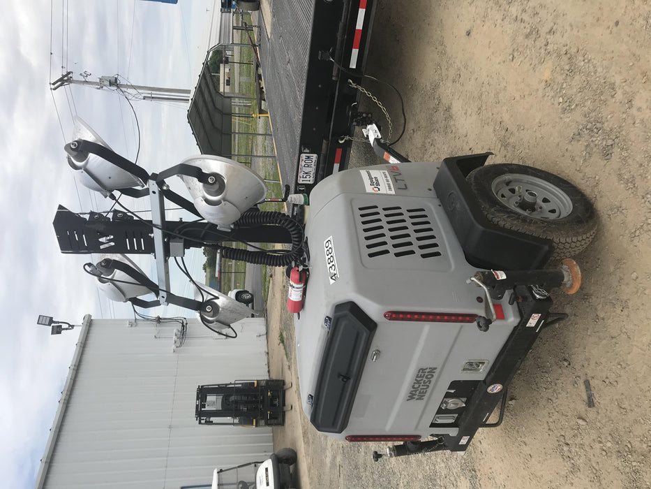 2019 Wacker Neuson LTV6L-MH Wacker Neuson LTV6L Mobile Light Tower w/Fuel Level Sensor Installed