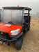 2022 Kubota RTV-X1140W-H Plastic Canopy, Windshield Acrylic Clear, LED Strobe Light, Wire Harness Kit, Back up Alarm