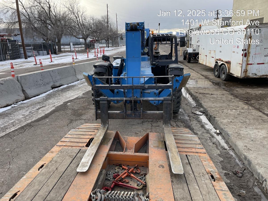 2018 Genie GTH-1056 Genie GTH-1056 w/Open ROPS, Solid Tires, Work Lights, 60" carriage/forks, cab mesh, beacon