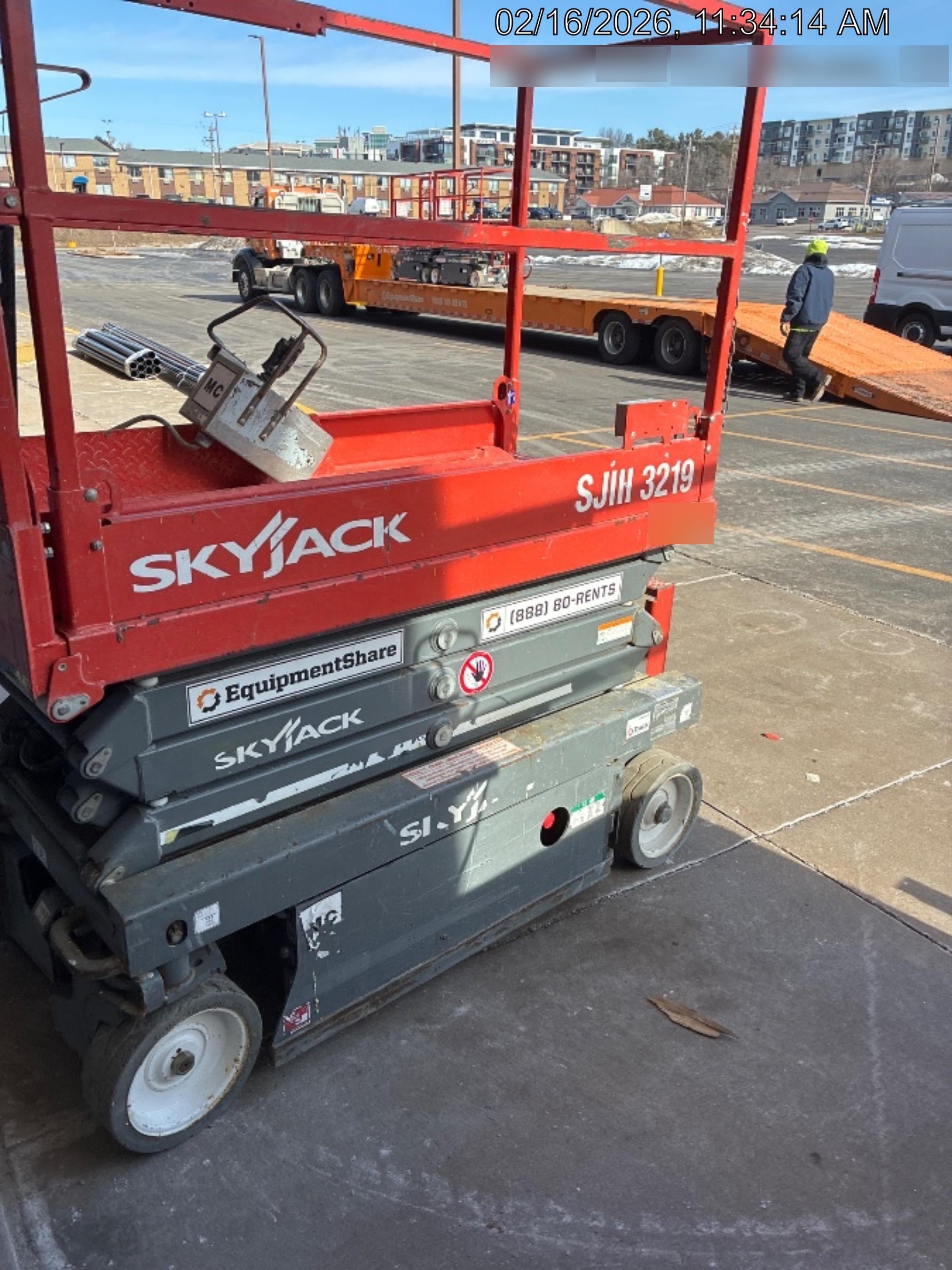 2018 Skyjack SJIII-3219 Standard Rental Specs