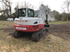 2019 Takeuchi TB290 Cab, AC, Rubber Tracks, Dozer Blade, Travel Alarm, Control Pattern Change Valve, Auxiliary Hydraulics w/18" Quick Coupler Bucket with teeth, 6.2 cu. ft. capacity/24" Quick Coupler Bucket with teeth, 8.6 cu. ft. capacity/36" Quick Coupler Bucket with teeth, 13.4 cu. ft. capacity, Quick Coupler, Hydraulic Thumb Installed