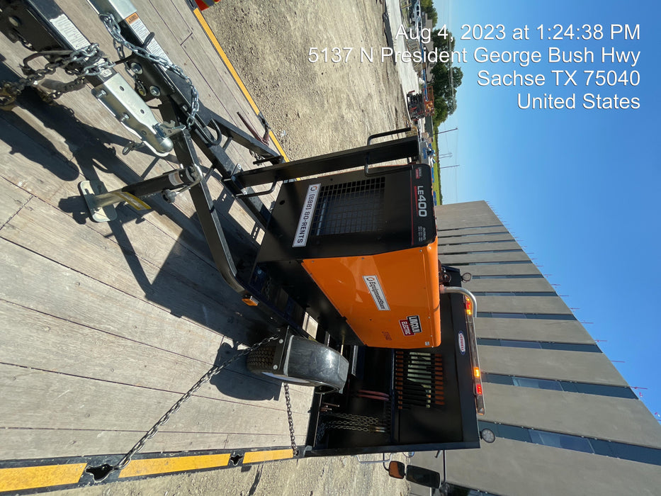 2022 Lincoln Electric LE400 Kubota V1505, Trlr, Cable Rack, Light Kit, ES Decals, T3