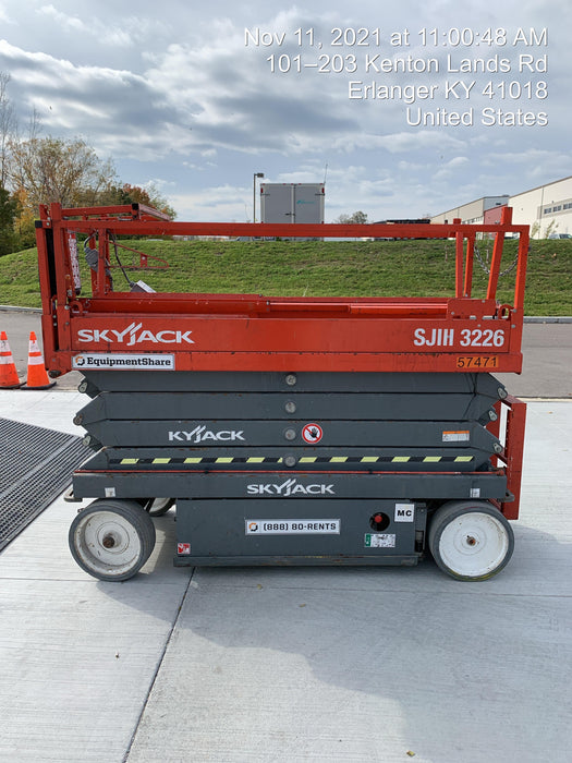 2018 Skyjack SJIII-3226 Standard Rental Specs