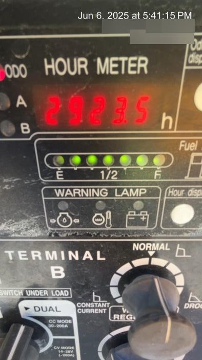 2020 Multiquip DLW400ESA4 400 amp Welder, 14kW, 120/240V, T4F Kubota, Trailer