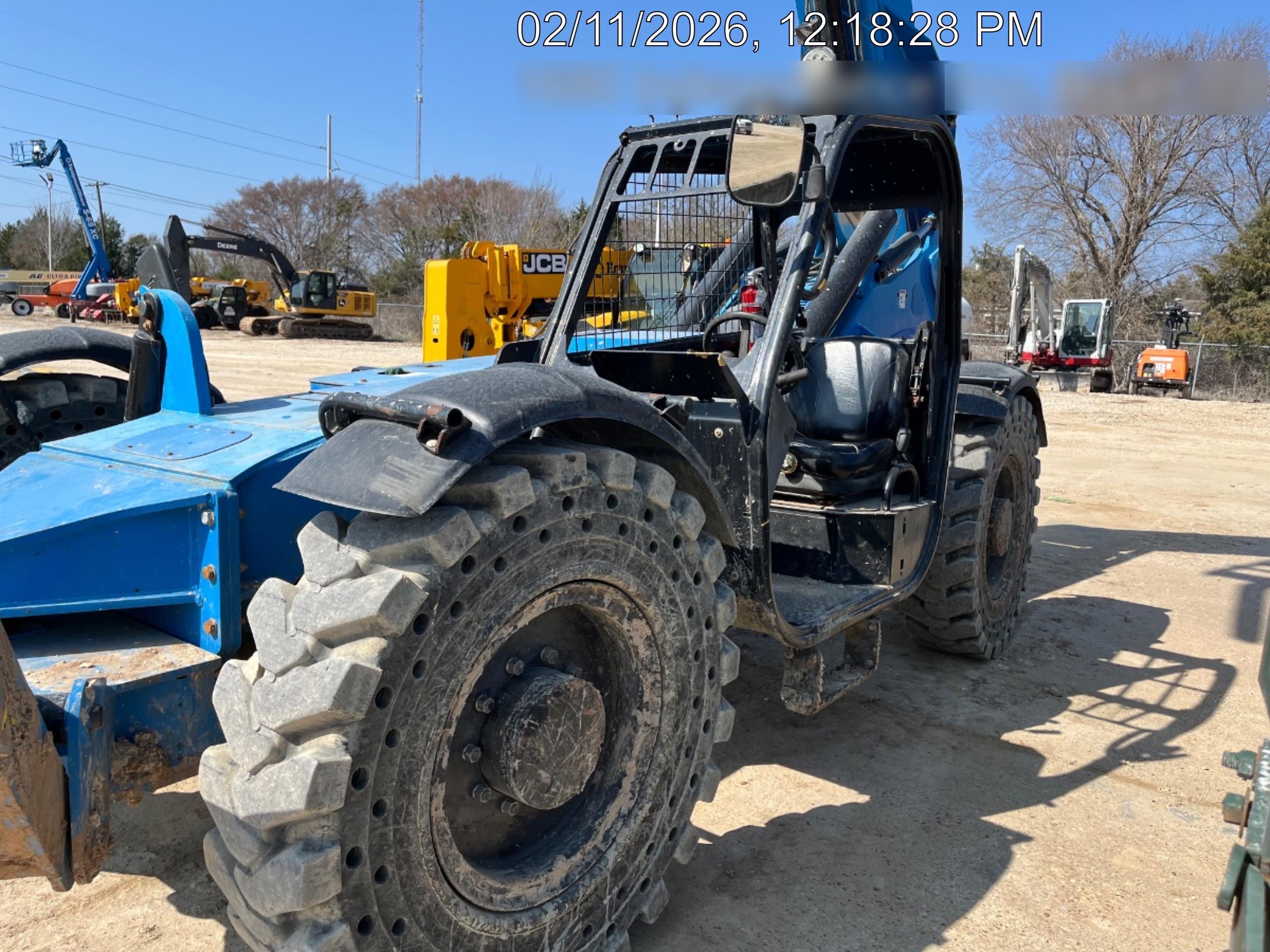 2017 Genie GTH-1056 Genie GTH1056, Solid Tires, 60" carriage, Open ROPS