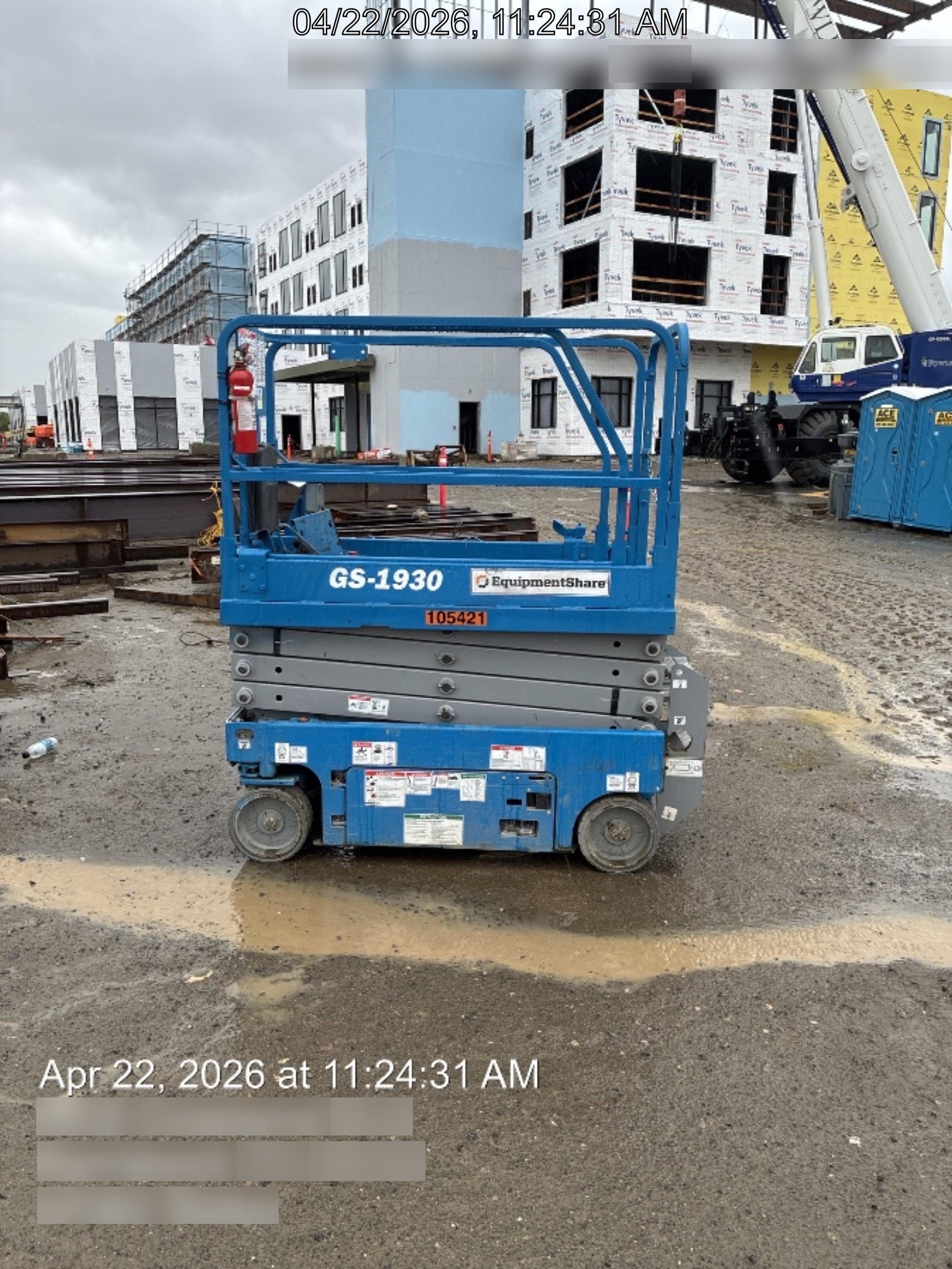 2020 Genie GS-1930 Standard Machine, 800W Inverter