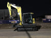 Wacker Neuson ET90 Enclosed Cab, Hybrid Tracks, Long Dipperstick, Bucket