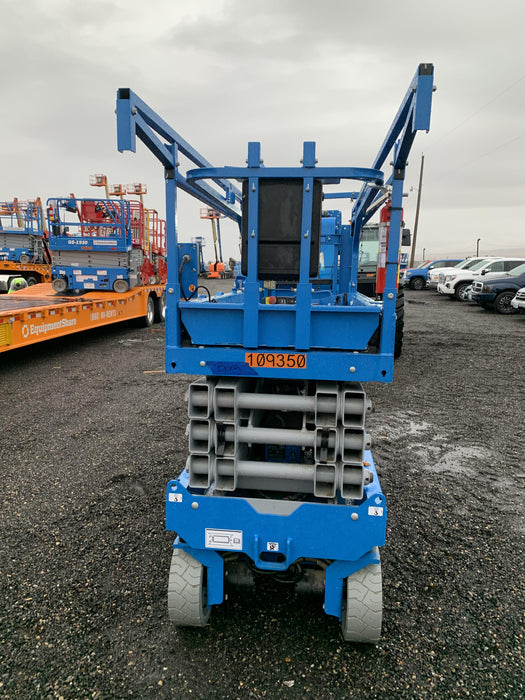 2020 Genie GS-2632 Solid NM Tires, Folding Rails with Half-Height Swing Gate, Beacon, 800W Invertor