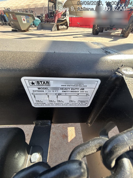 2026 STAR INDUSTRIES M1360B - Star JIB Boom
