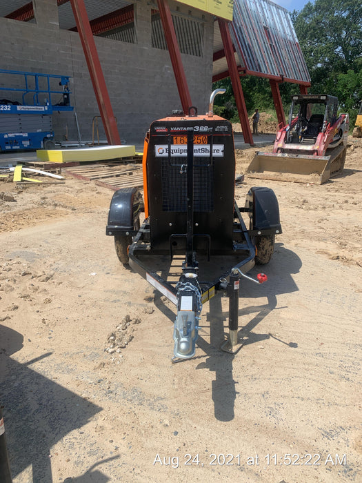 2021 Lincoln Electric Vantage 322 Vantage 322 Ready Pak 3 w/ Decals, ORANGE (includes trailer, cable rack, fender light kit) NO Telematics