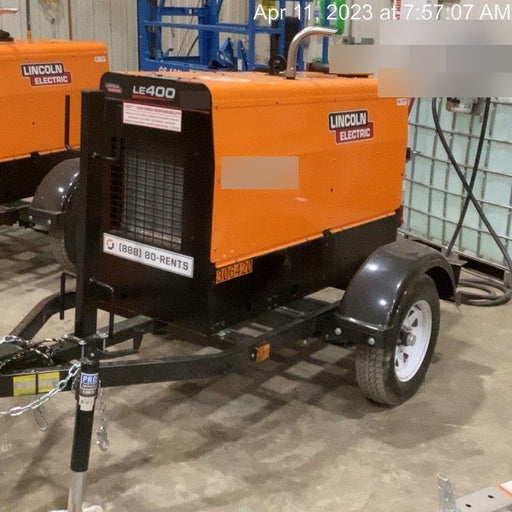 2023 Lincoln Electric LE400 Kubota V1505, Trlr, Cable Rack, Light Kit, ES Decals, T3
