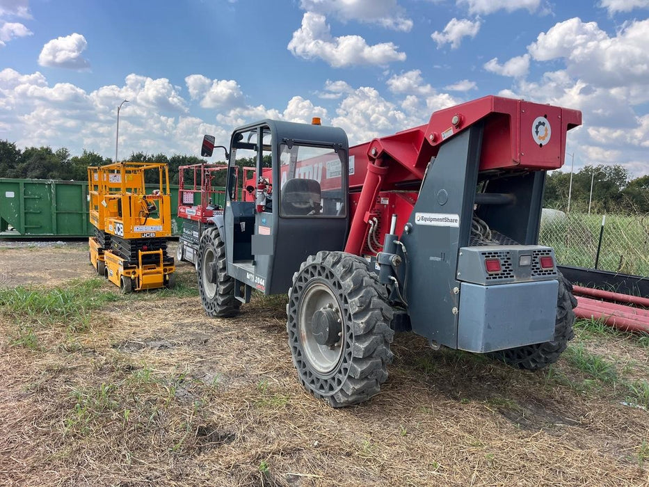 2018 Manitou MTA8044 MTA 8044 - 74 HP T4, Canopy, Worklights/Strobe, Beacon, 66" Carriage, 48" Forks, Solid Tires, Lift Hook, Aux Hydraulics