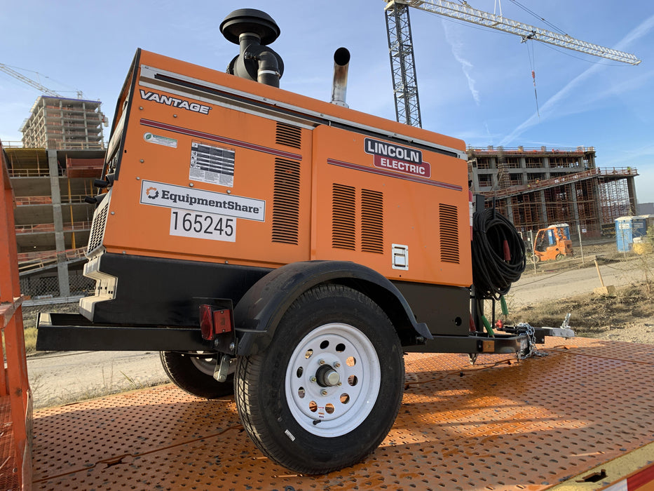 2021 Lincoln Electric Vantage 549X Ready Pak 3, ORANGE (includes trailer, cable rack, fender light kit)