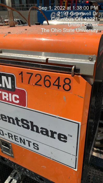 2021 Lincoln Electric Vantage 322 Vantage 322 Ready Pak 3 w/ Decals, ORANGE (includes trailer, cable rack, fender light kit) NO Telematics