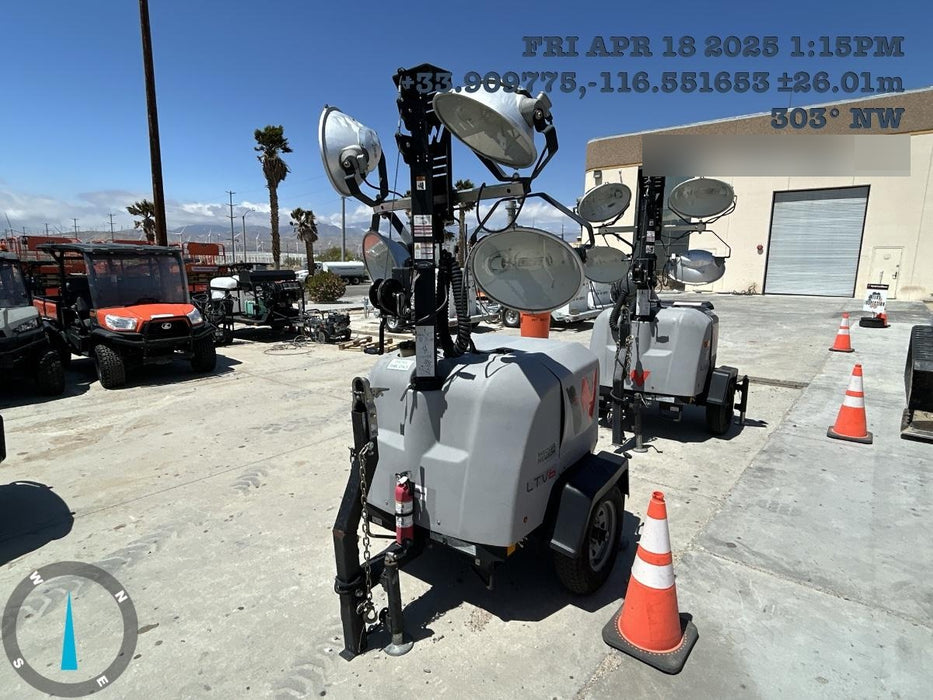2019 Wacker Neuson LTV6L-MH Wacker Neuson LTV6L Mobile Light Tower w/Fuel Level Sensor Installed