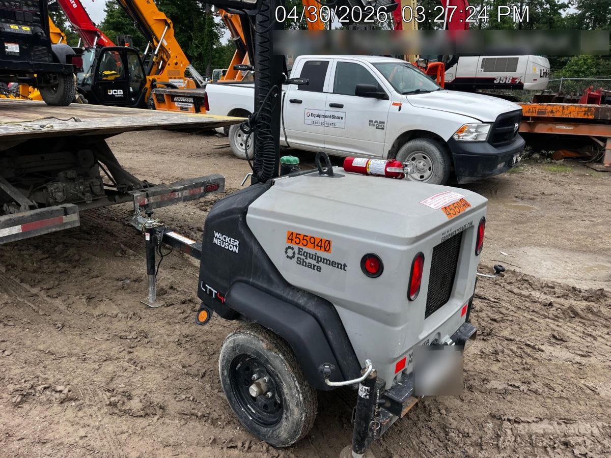 2024 Wacker Neuson LTT4 Diesel, Kohler KDW702, Deep Sea Controller, Auto Start, LED 320W, Bypass Outlet, T3