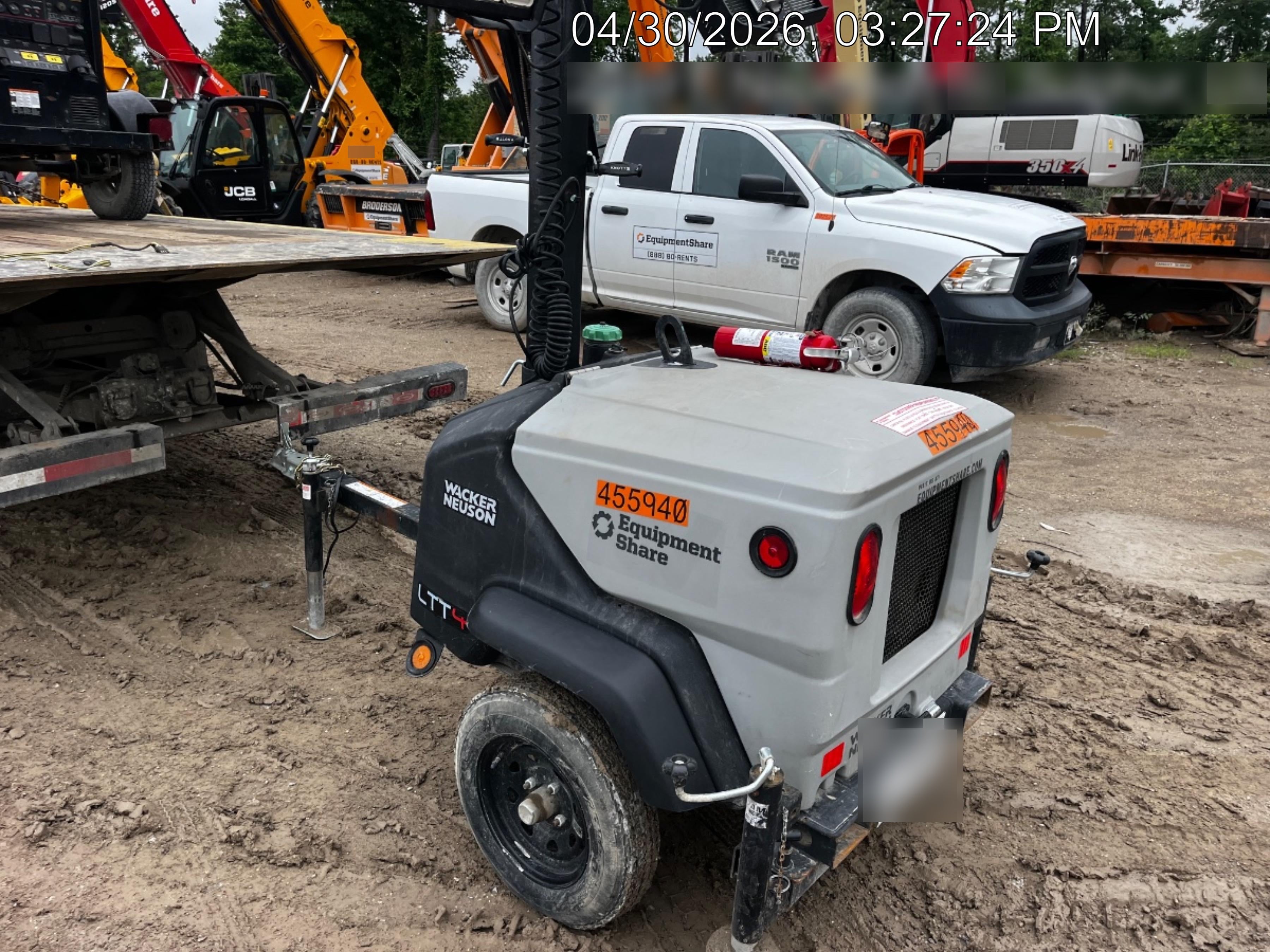 2024 Wacker Neuson LTT4 Diesel, Kohler KDW702, Deep Sea Controller, Auto Start, LED 320W, Bypass Outlet, T3
