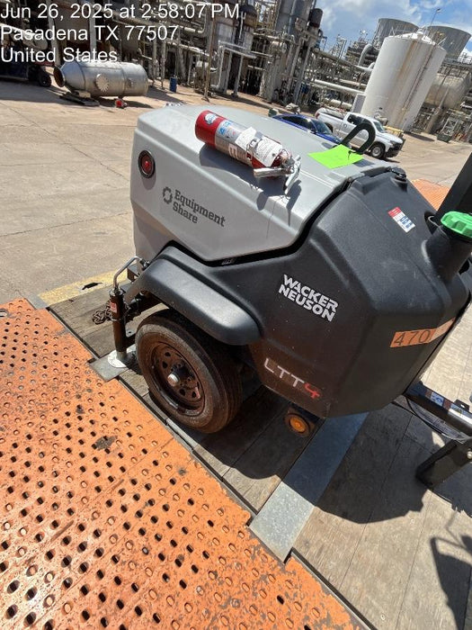 2024 Wacker Neuson LTT4 Diesel, Kohler KDW702, Deep Sea Controller, Auto Start, LED 320W, Bypass Outlet, T3