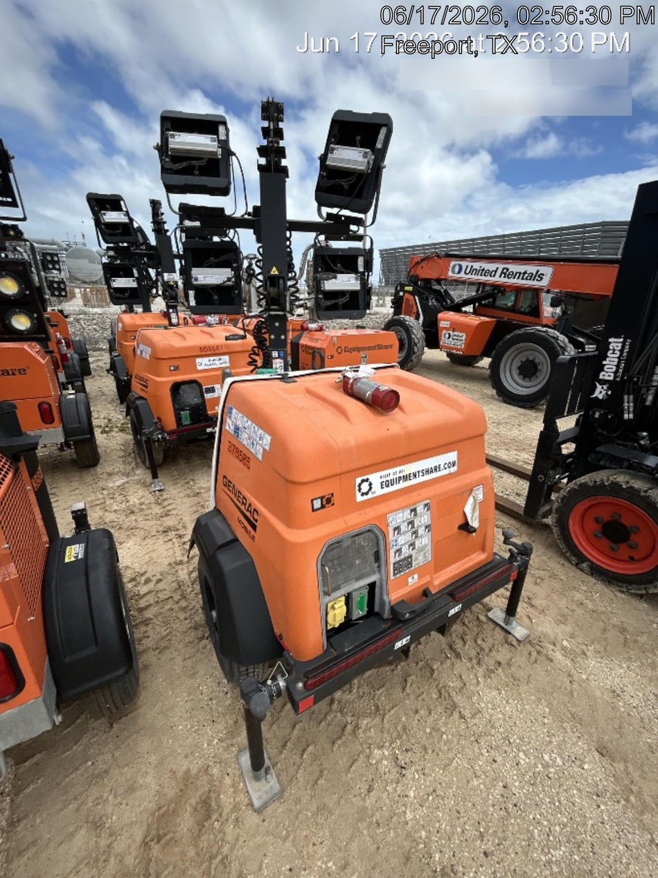 2023 Generac MLT2 Diesel, Flex Switch 120V Input, Powerzone Controller, 
(4) 320W LED Lights, 4kW Generator, 39.9 Gal Fuel Tank, 2" Ball, T3
