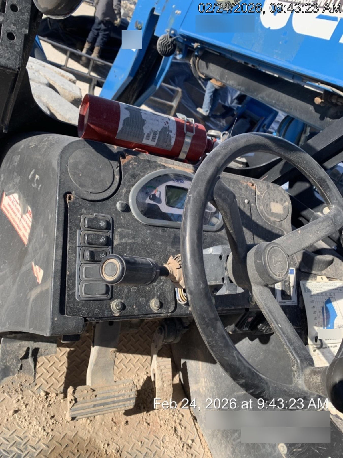 2018 Genie GTH-1056 GTH-1056 w/Open ROPS, Solid Tires, Work Lights, 60" carriage/forks, cab mesh, beacon