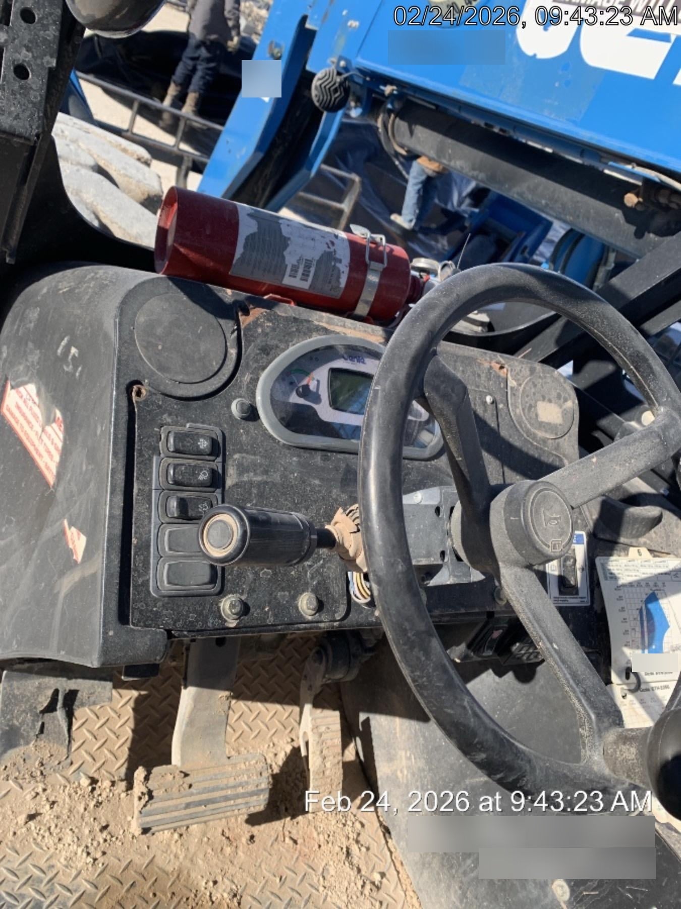 2018 Genie GTH-1056 GTH-1056 w/Open ROPS, Solid Tires, Work Lights, 60" carriage/forks, cab mesh, beacon