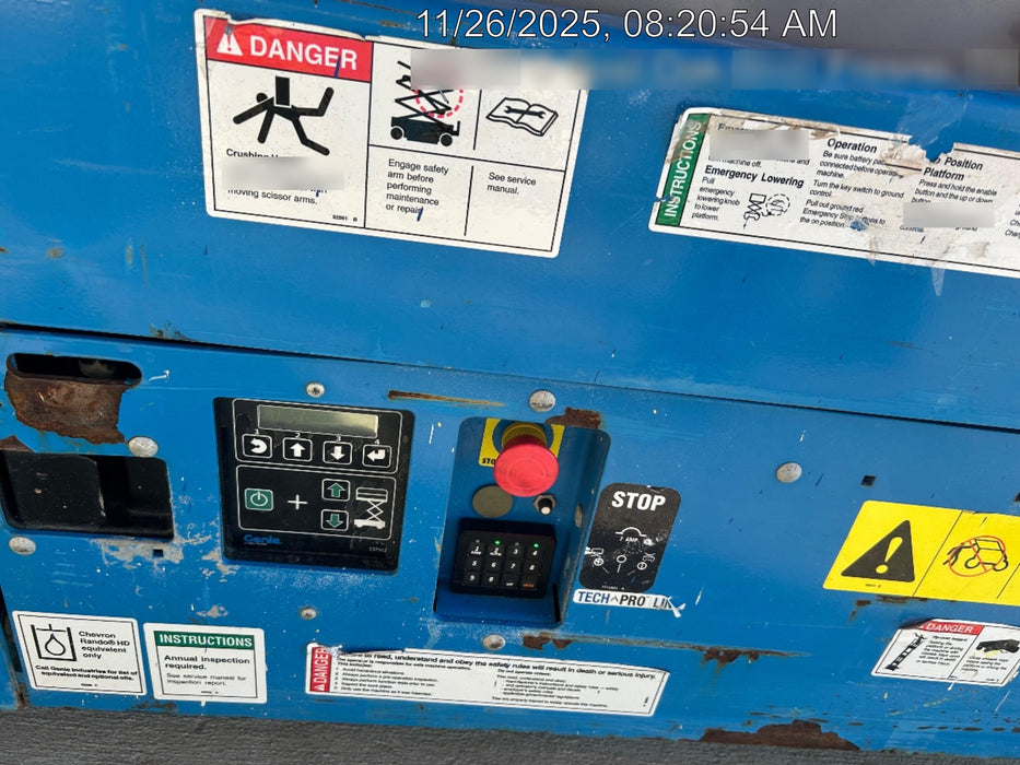 2019 Genie GS-3232 Standard Options