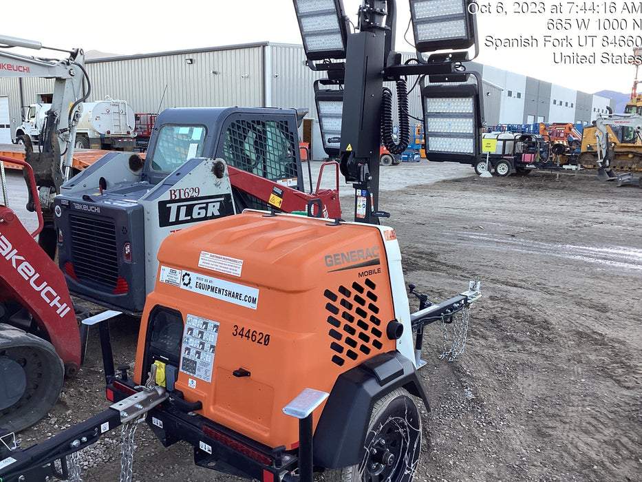 2023 Generac MLT2 Diesel, Flex Switch 120V Input, Powerzone Controller, (4) 320W LED Lights, 4kW Generator, 39.9 Gal Fuel Tank, 2" Ball, T3