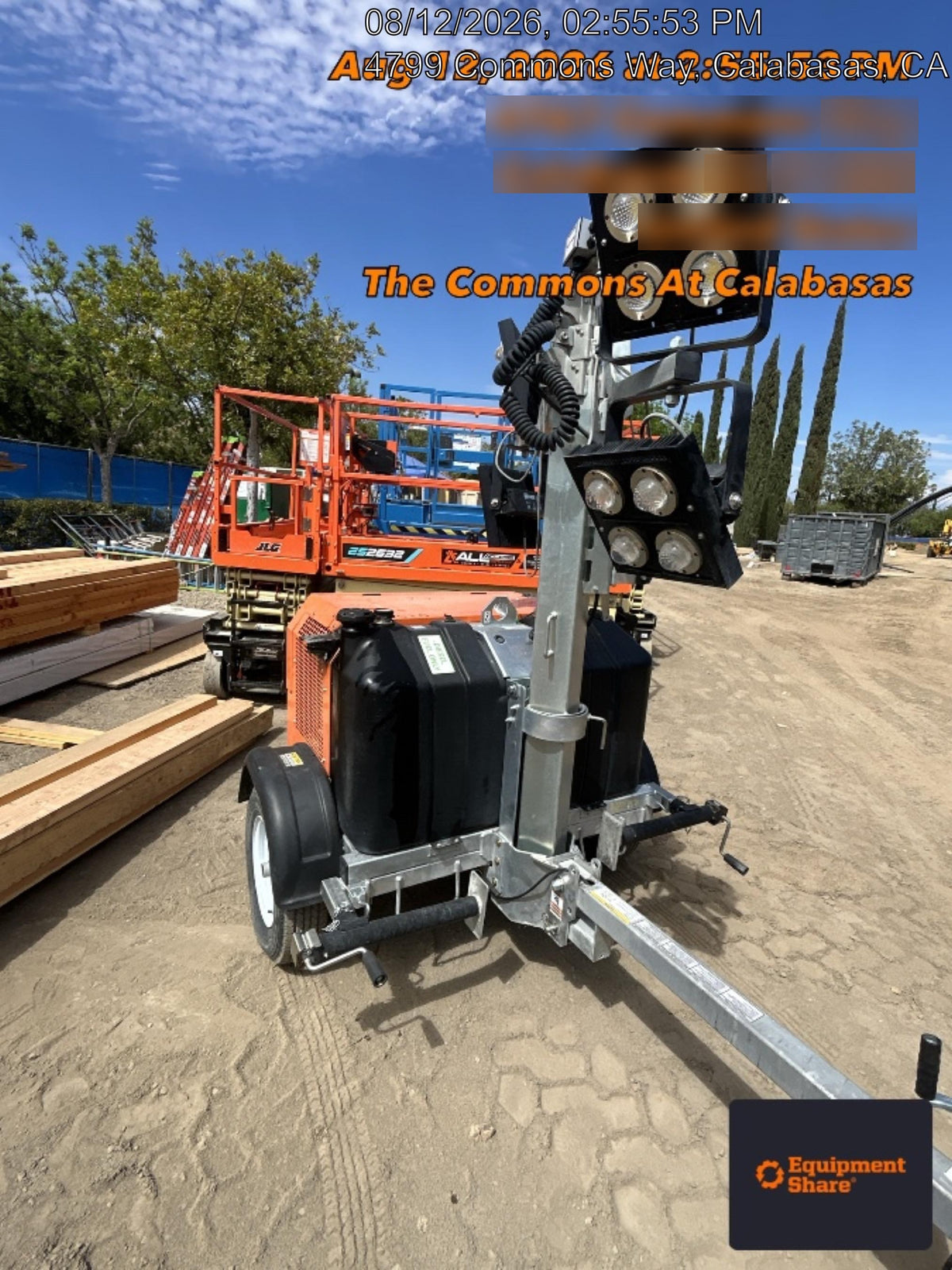 2024 Wanco WLTT-4MM4K Diesel, Deep Sea Controller, Shore Power Plug, Auto Start, (4) 350W LED Floodlights, 4kW Generator, 60 Gal Fuel Tank, 2" Ball, T3