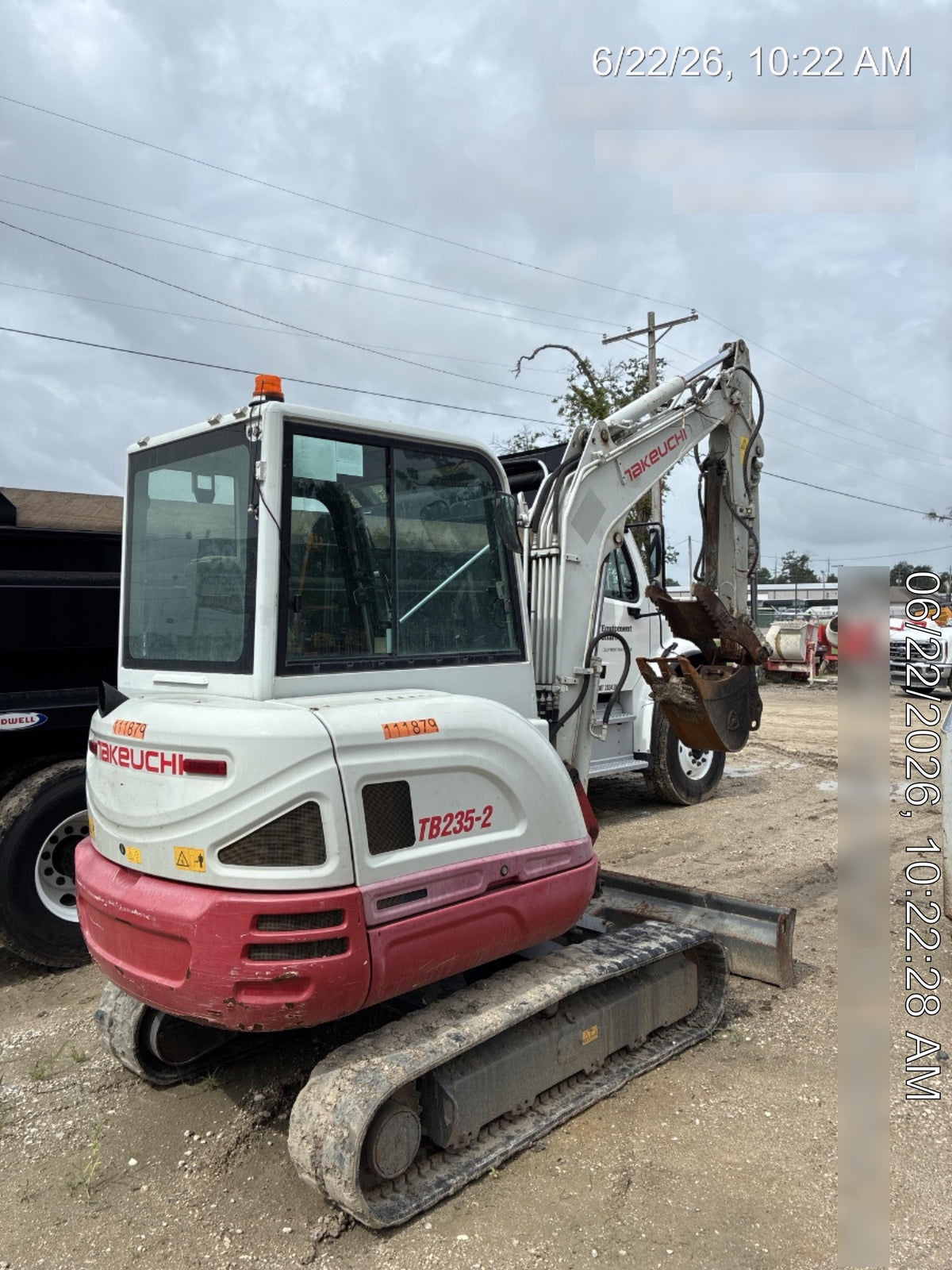 2020 Takeuchi TB-235-2CR Cab/Heat/Air, Rubber Tracks, Manual TAG QC
