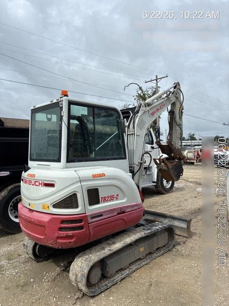2020 Takeuchi TB-235-2CR Cab/Heat/Air, Rubber Tracks, Manual TAG QC
