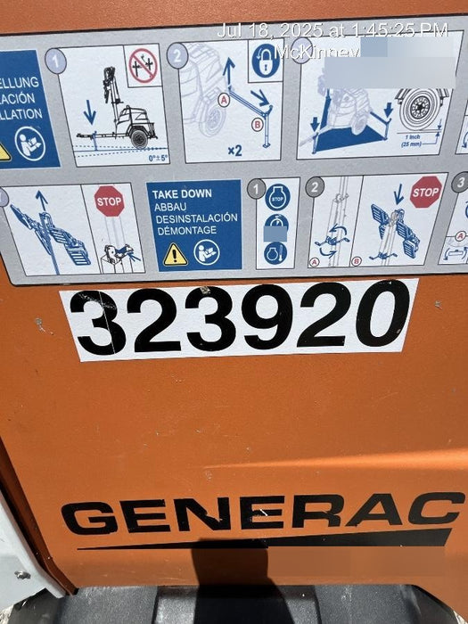 2023 Generac MLT2 Diesel, Flex Switch 120V Input, Powerzone Controller, (4) 320W LED Lights, 4kW Generator, 39.9 Gal Fuel Tank, 2" Ball, T3