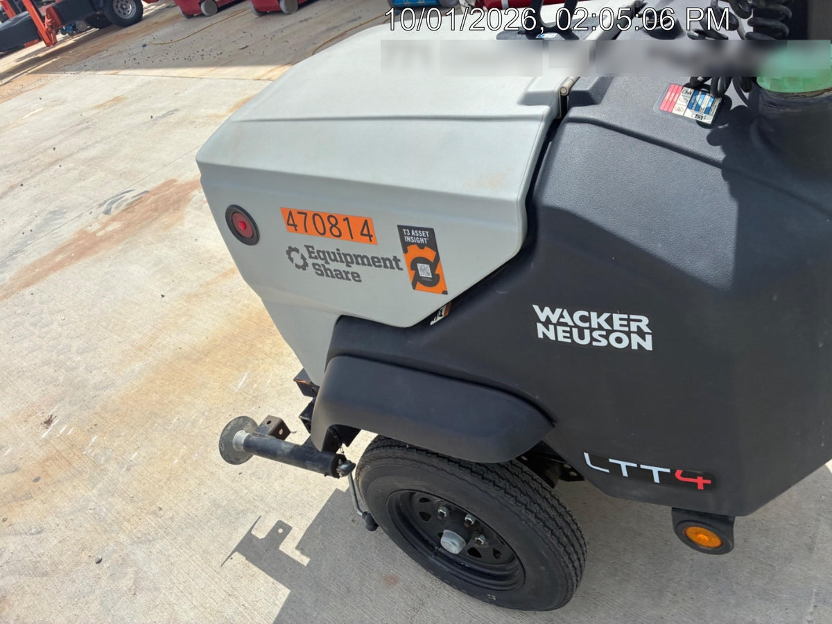 2024 Wacker Neuson LTT4 Diesel, Kohler KDW702, Deep Sea Controller, Auto Start, LED 320W, Bypass Outlet, T3