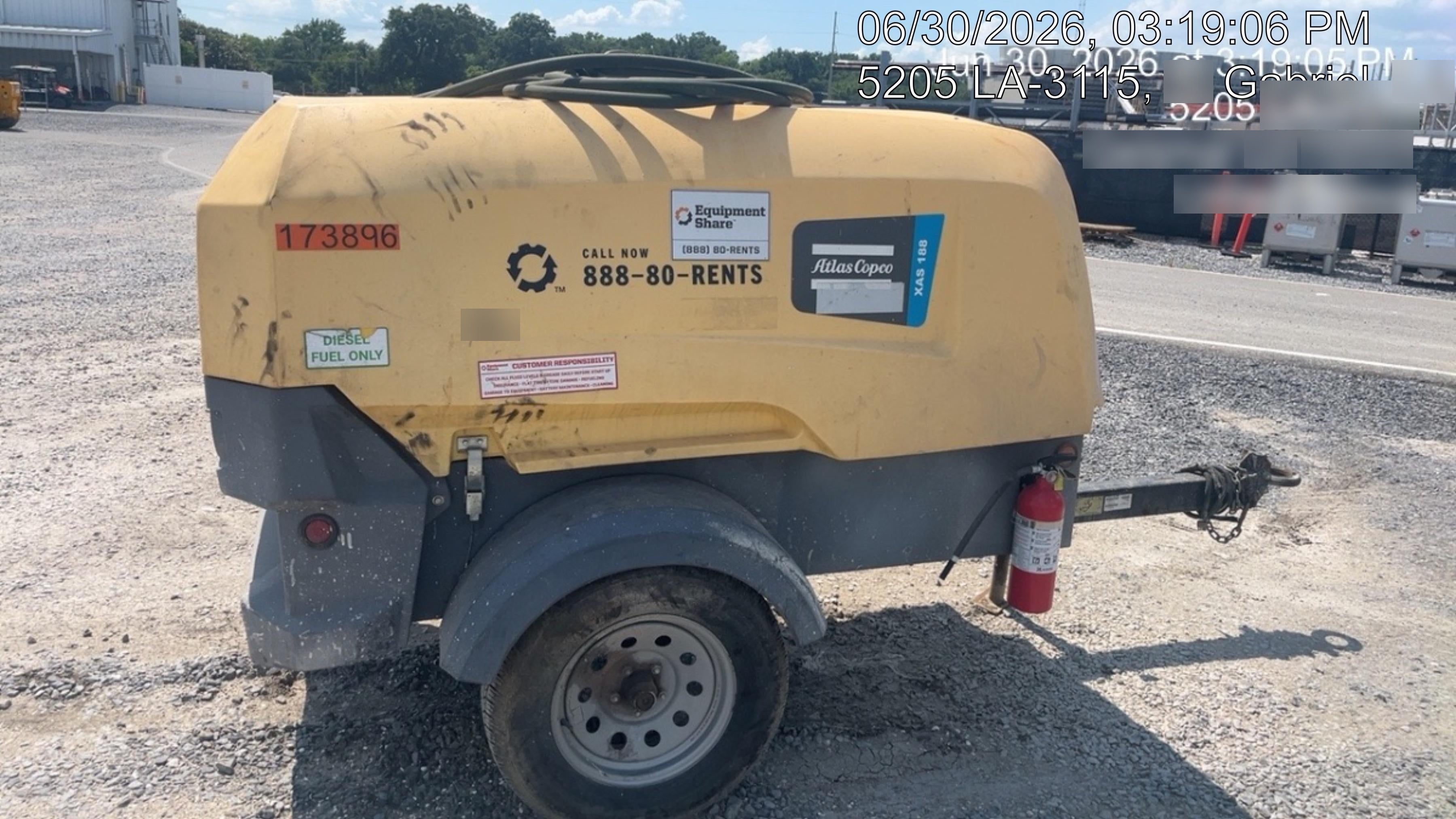 2021 ATLAS COPCO XAS188 CWK