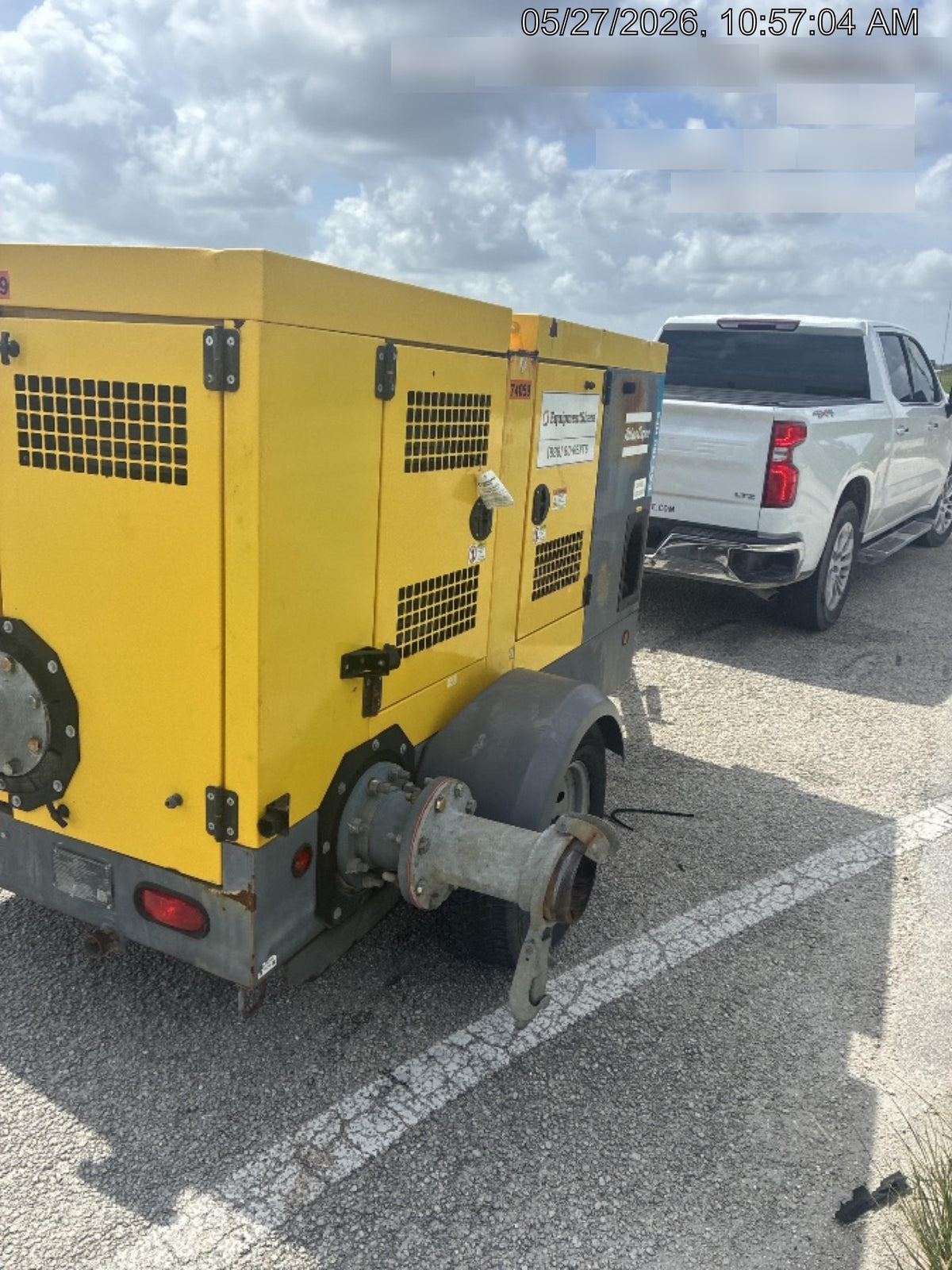 2020 ATLAS COPCO PAS 150 HF CS Enclosed