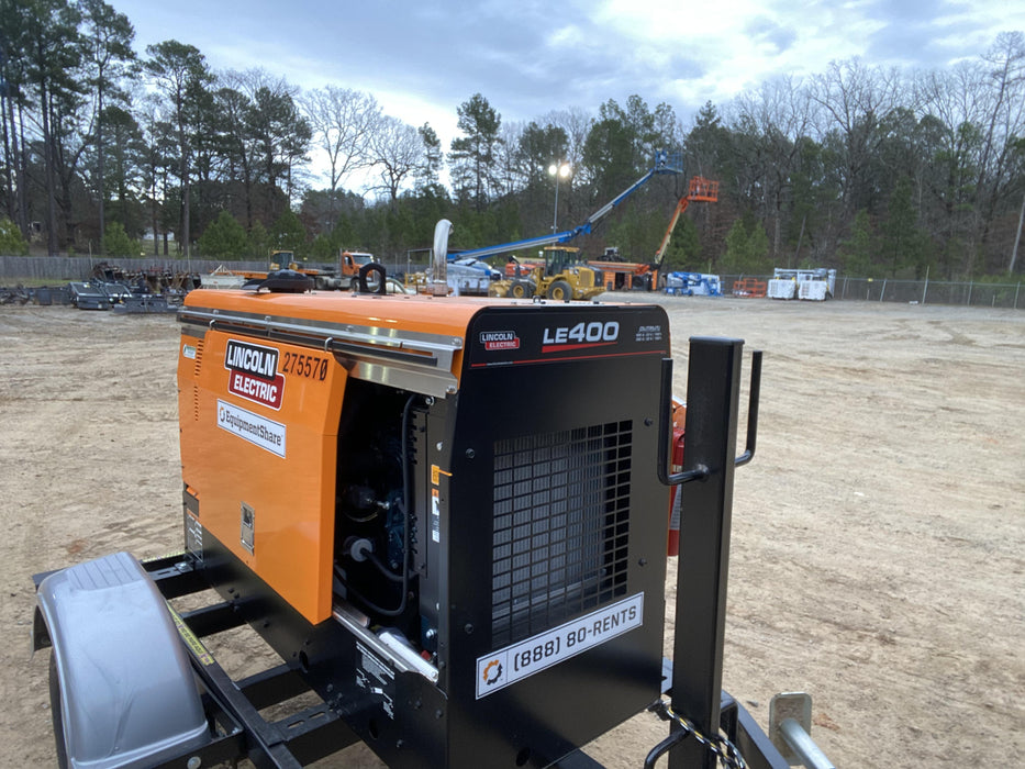 2022 Lincoln Electric LE400 Kubota V1505, Trlr, Cable Rack, Light Kit, ES Decals, T3