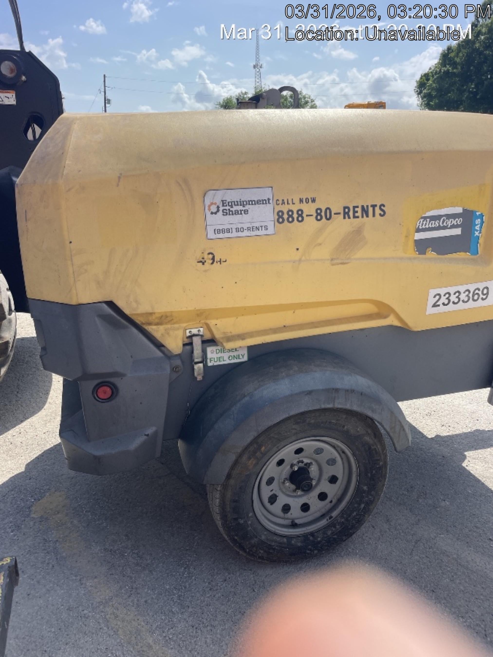 2022 ATLAS COPCO XAS188 CWK