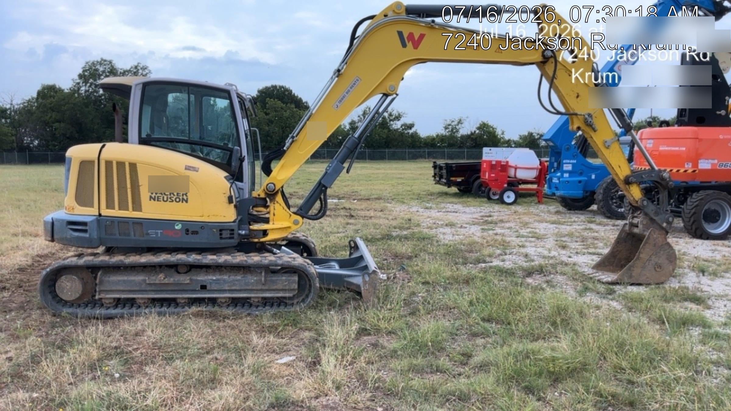Wacker Neuson ET90 Wacker Neuson ET90 w/TRK, CAB, Bucket