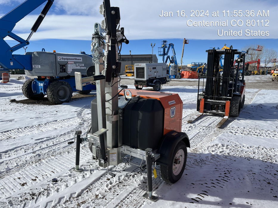 2023 Wanco WLTT-4MM4K Diesel, Deep Sea Controller, Shore Power Plug, Auto Start, (4) 350W LED Floodlights, 4kW Generator, 60 Gal Fuel Tank, 2" Ball, T3