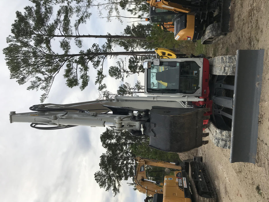 2019 Takeuchi TB290 Cab, AC, Rubber Tracks, Dozer Blade, Travel Alarm, Control Pattern Change Valve, Auxiliary Hydraulics w/18" Quick Coupler Bucket with teeth, 6.2 cu. ft. capacity/24" Quick Coupler Bucket with teeth, 8.6 cu. ft. capacity/36" Quick Coupler Bucket with teeth, 13.4 cu. ft. capacity, Quick Coupler, Hydraulic Thumb Installed