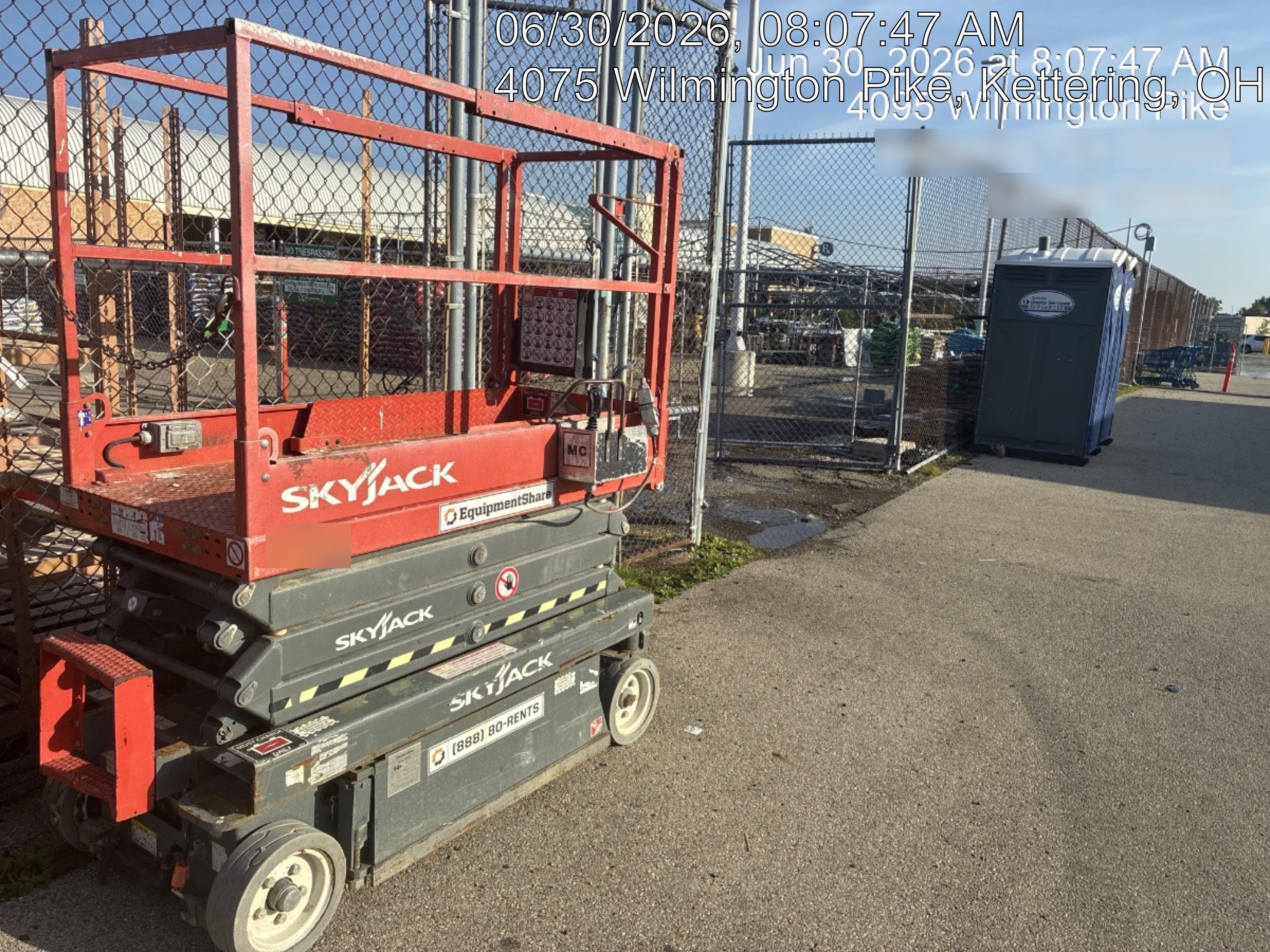 2016 Skyjack SJIII-3219 Standard Rental Specs