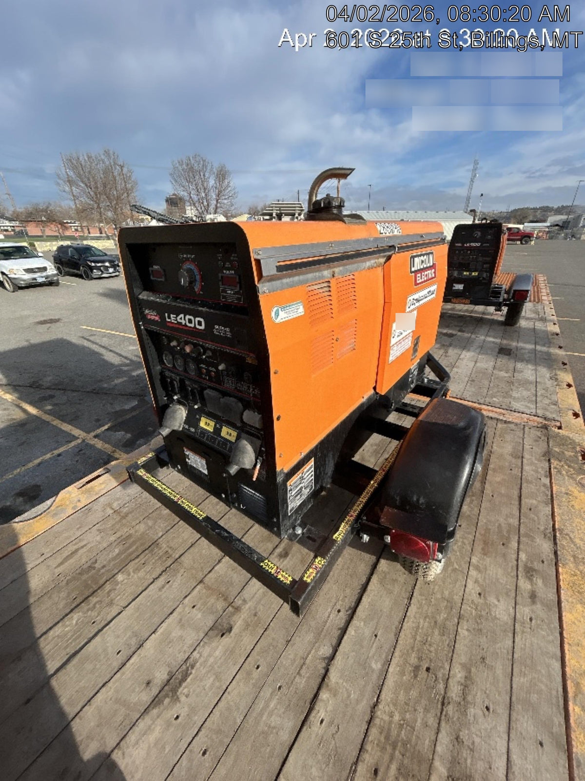 2023 Lincoln Electric LE400 Kubota V1505, Trlr, Cable Rack, Light Kit, ES Decals, T3