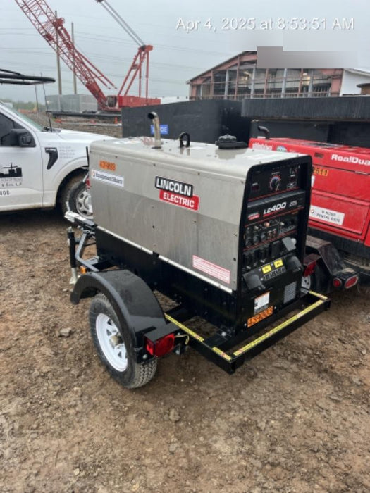 2024 Lincoln Electric LE400 Kubota V1505, Trlr, Cable Rack, Light Kit, ES Decals, T3