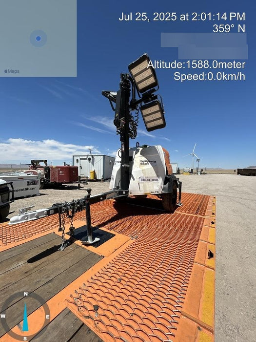 2023 Generac MLT2 Diesel, Flex Switch 120V Input, Powerzone Controller, 
(4) 320W LED Lights, 4kW Generator, 39.9 Gal Fuel Tank, 2" Ball, T3